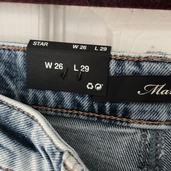 Mavi Star Iconic High rise Mom Jean Blue Size 26 L 29 - Picture 4 of 14